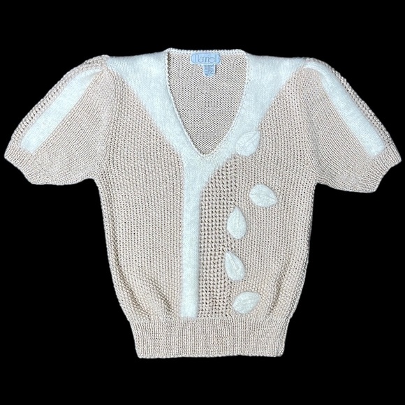 Vintage 80s Nannell Sweater with Rabbit Hair - Picture 1 of 16